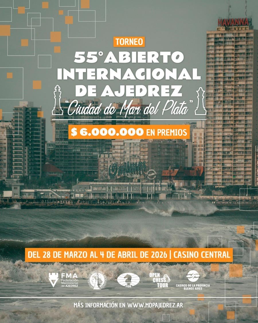 Afiche del Abierto Ciudad de Mar del Plata 2026
